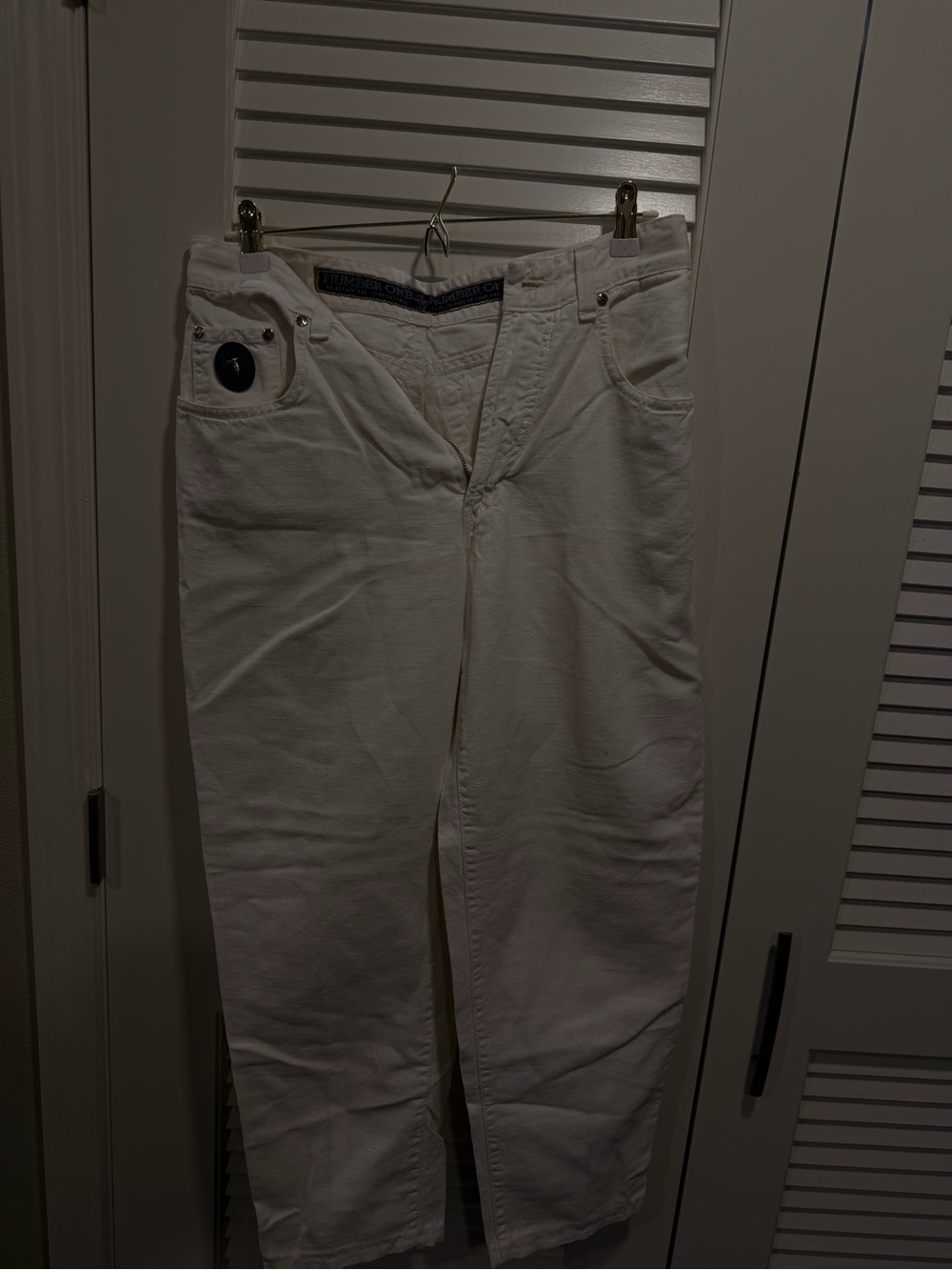 White Casual Pants